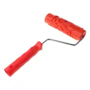 Paint Roller Decorative Texture Roller 7 inch Embossed Plastic Handle for DIY