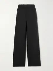 [AMIRI] AMIRI - Cotton-canvas Wide-leg Pants - Black - IT36 IT 36 Black
