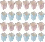 Gadpiparty 24pcs Boxes Popcorn Box Popcorn Cups Movie Night Popcorn Holders Popcorn Buckets Cups Theater Popcorn Buckets Container Party Snack Bucket Storage Box Paper White Dot