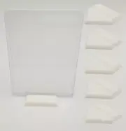 5 Baseball Card Stands Holder Display Home Plate 3D Printed