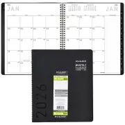 2026 At-A-Glance 70-260X-05 Monthly Planner, 9 x 11", Black Cover