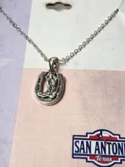 San Antonio,Texas "The Alamo City" Collectible Necklace (18" Chain) Heavy Duty