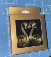 Roger’s Gardens Gold Swirled Holiday Ornament Hook's 31 Pieces, 2in.