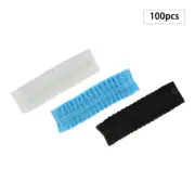 100pcs/bag Headphone Cover Non-woven Fabric Headset Cushion Cover Moisture-proof
