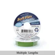 0.019in/0.48mm Peridot Soft Flex Medium Beading Wire 10/30/100ft