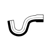Gates Upper Radiator Hose for Nissan Datsun Pulsar N15 1.6L GA16DE 1999-02