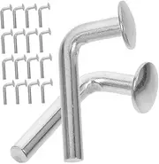 SOESFOUFU 50pcs Shelf Safety Latch Pallet Dismantling Tool Warehouse Racking Pallet Racking DIY Rack Wire Fencing Drop Pin Bulk Pallets for Sale Round Head Clips Racking System Drop Bolt