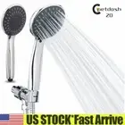 High Pressure 5 Setting Shower Head Bathroom Hand Held Showerhead Water Saving