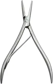 Flat Hair Extension Pliers, Nano Ring Hair Extension Plier, Stainless Steel Plier for Hair Extension, Professional Extension Clamp Tool