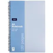 J.Burrows A4 PP Notebook 120 Page Grey