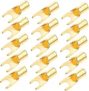 LABRIMP 20pcs U Shaped Car Terminal Connectors for Subwoofer and Amplifier Optimized Transmission for and Home Theaters Durable and Design