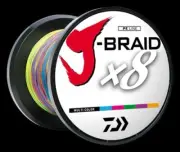 DAIWA J-BRAID 8X 20LB 150YD Multicolor JB8U20-150MU