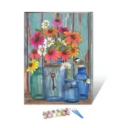 HIVIEW Paint by Numbers for Adults Canvas DIY Oil Painting for Adults Kids Be...