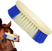 Horse Shedding Tool - Horse Shedding Scrubber Brush,Hard Bristles, Multifunctional Pet Products for Equine Care, Bovine, Livestock, Cleaning