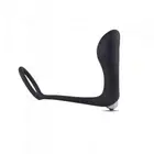 Anal Vibrator Butt Plug Vibrating Dilator Silicone with Cock Ring Sex