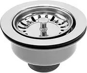 EMSea Sink Collection 114mm Stainless Steel Kitchen Sink Basket Strainer Plug Waste for 83-90mm Sink Diameter Kitchen Sink Accessories