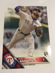 2016 Topps Update Jumbo 5x7 Tony Barnette Rangers RC US135 #’d 02/49