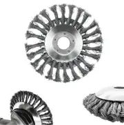 8" Weed Brush Steel Wire Trimmer Wheel Garden LawnMower Grass Cutter Head