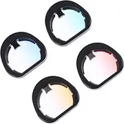 Angoily Camera Graduated Filter 4 Pack Mini 90 Camera Lenses Graduated Color Filters for Photography