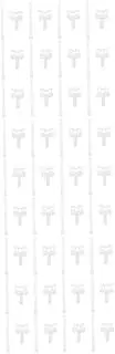 [BESTOYARD] 36 Sets Blinds Repair Set DIY Vertical Blind Parts for Window Covering