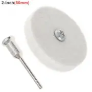 2inch T-shaped Wool Polishing Grinding Wheel Mirror Polishing Buffer Cotton Pad