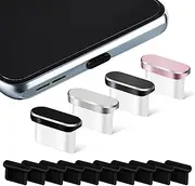 14 Pcs USB C Dust Plug, Dust Cover Silicone USB Port Protector Cap, Type-C Port Cover, Compatible with Most Cell Phones