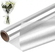 Clear Cellophane Wrap Roll,40cm x 30m (1.3ft x 98.5ft),Wrap Cellophane Bags -Wrapping Paper to Wrap Gift Baskets - Cellophane for Flower Gift Baskets Wrap