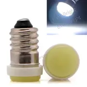 100Pcs White E10 LED F10 1 SMD Miniature Light Bulbs 12V E10 LED Mini Light Lamp