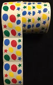 Creative Memories BALLON CELEBRATION Sticker ROLL. 1995. Retired.