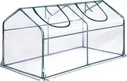 Quictent Waterproof UV Protected Reinforced Mini Cloche Greenhouse 71WX 36D X 36H Portable Green Hot House