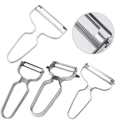 Effortlessly Peel Fruits and Vegetables with this Stainless Steel Peeler