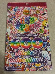 Lisa Frank Sticker Book 600+ STICKERS FOR CREATIVE SCRAP BOOKING
