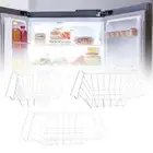 Freezer Basket with Handles Convenient Deep Wire Storage Basket Freezer Pantry