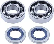 Tool Accessories Crankshaft Ball Bearing Oil Seal Set Kit for Compatible with Husqvarna 51 55 254 257 262 357 359 Chainsaw 505275719, 738220225