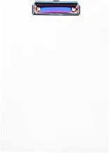 STOBOK Clip Boards Acrylic Clipboard for File Holder Writing Pad Folder Multipurpose