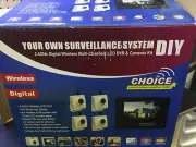 Astrotel Digital Wireless 4 Camera Home/Mobile Surveillance System 7"LCD Monitor