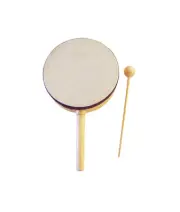 Mano Percussion 6" Hand Drum with Wood Rim and Skin Head