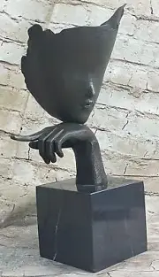 Blind Beauty Homage to Mavchi Amazing Surrealism Artist Bronze Sculpture Statue