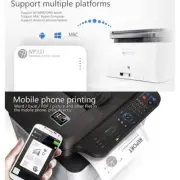Print Server Wired 3-port USB Printer Sharer For Mobile Computer Phone S0U9
