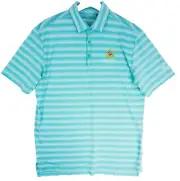 Columbia Men's Golf Omni-Wick Members Polo Medium Blue NWT Quail Ridge Logo