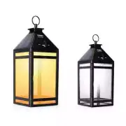 TECHKO Dusk to Dawn Outdoor Solar Wall Mount Yellow/White Integrated LED (Clear)