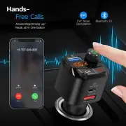 Fast Car Charger Bluetooth FM Transmitter Bluetooth 5.0 FM Transmitter for Car,