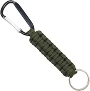 Rope Keychain, Keychain Paracord Lanyard - Bungee Carabiner Cords, Outdoor Keychain, Heavy Duty for Holding Keys, Flashlights,