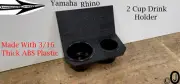 Yamaha Rhino 2 Cup 1 Jumbo 3/16 thick ABS Plastic Drink holder