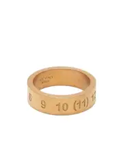 number-engraved ring XXS,XS Yellow