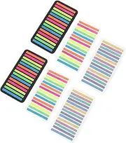 SEWACC 6 Books Colored Reading Markers Practical Tabs Transparent Highlight Strips for Students Office and School Supplies Enhance Focus and Key Point Emphasis