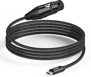 CableCreation XLR to USB C 3ft, XLR Female to USB Type C Professional Recording Audio Cable,for Microphones to Cellphone/Laptop/Tablet,Compatible with Windows Macos iOS Android Linux Unix