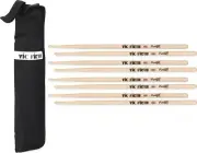 Vic Firth American Concept Freestyle Drumsticks with Stick Bag - 5A, 4-pack