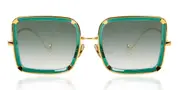 Anna-Karin Karlsson WHITE MOON Emerald Men's Sunglasses Green Size 56