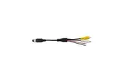 Axis AX4P-F RCA-M 4Pin Female to Male RCA Adaptor Video and Audio Cable 20cm